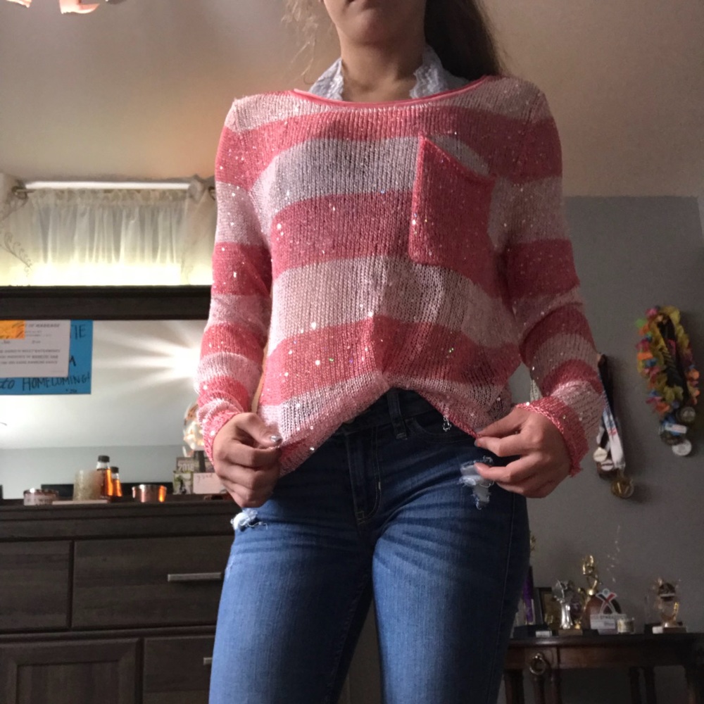 Long sleeve see through